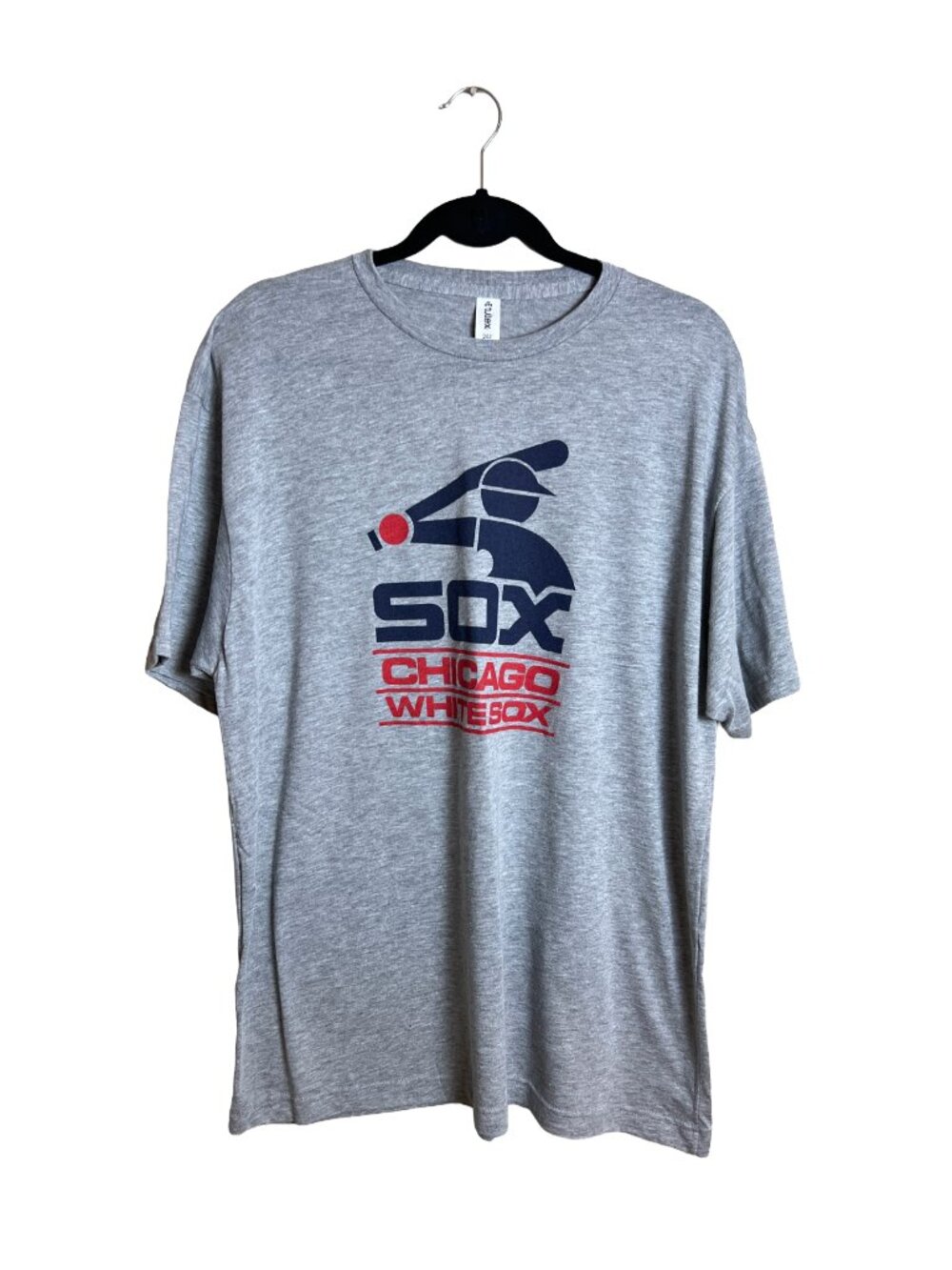 Tultex Chicago White Sox Graphic T-Shirt Gray XL Streetwear